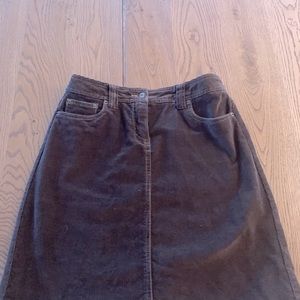 Boden corduroy skirt.